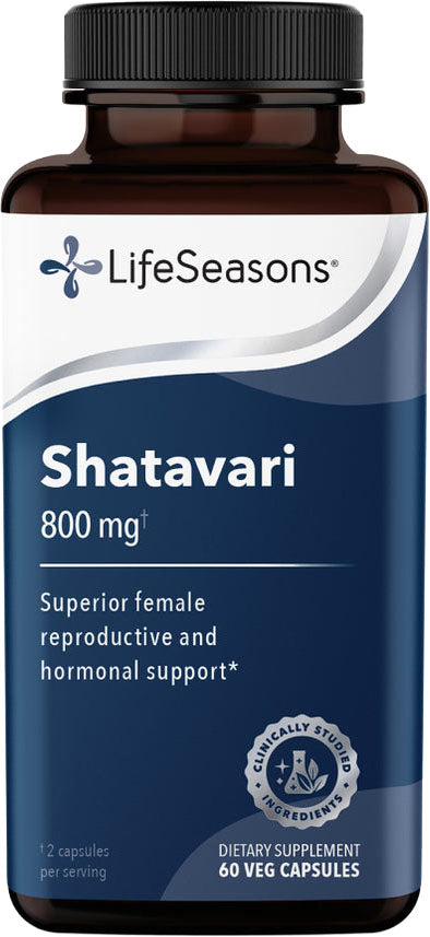 LifeSeasons Shatavari 800 mg-60 veg capsules-N101 Nutrition