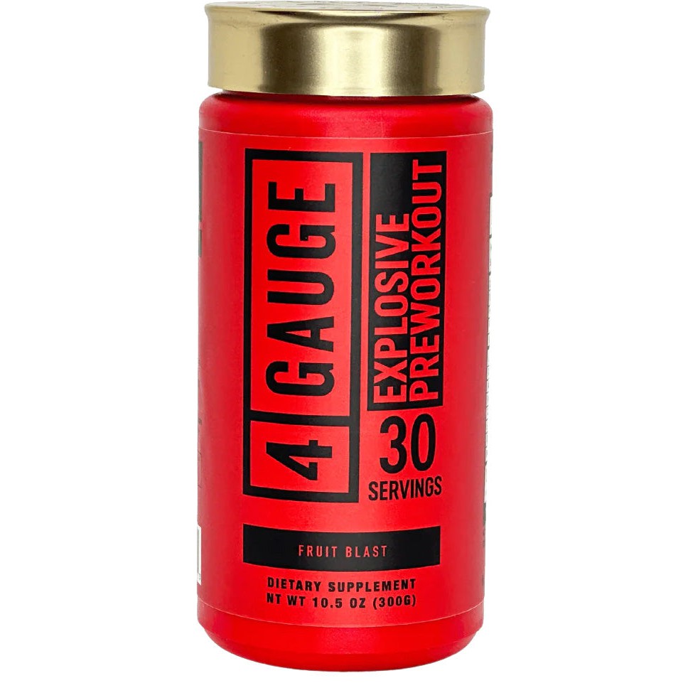 4 GAUGE Explosive Natural Preworkout-30 servings-Fruit Blast-N101 Nutrition