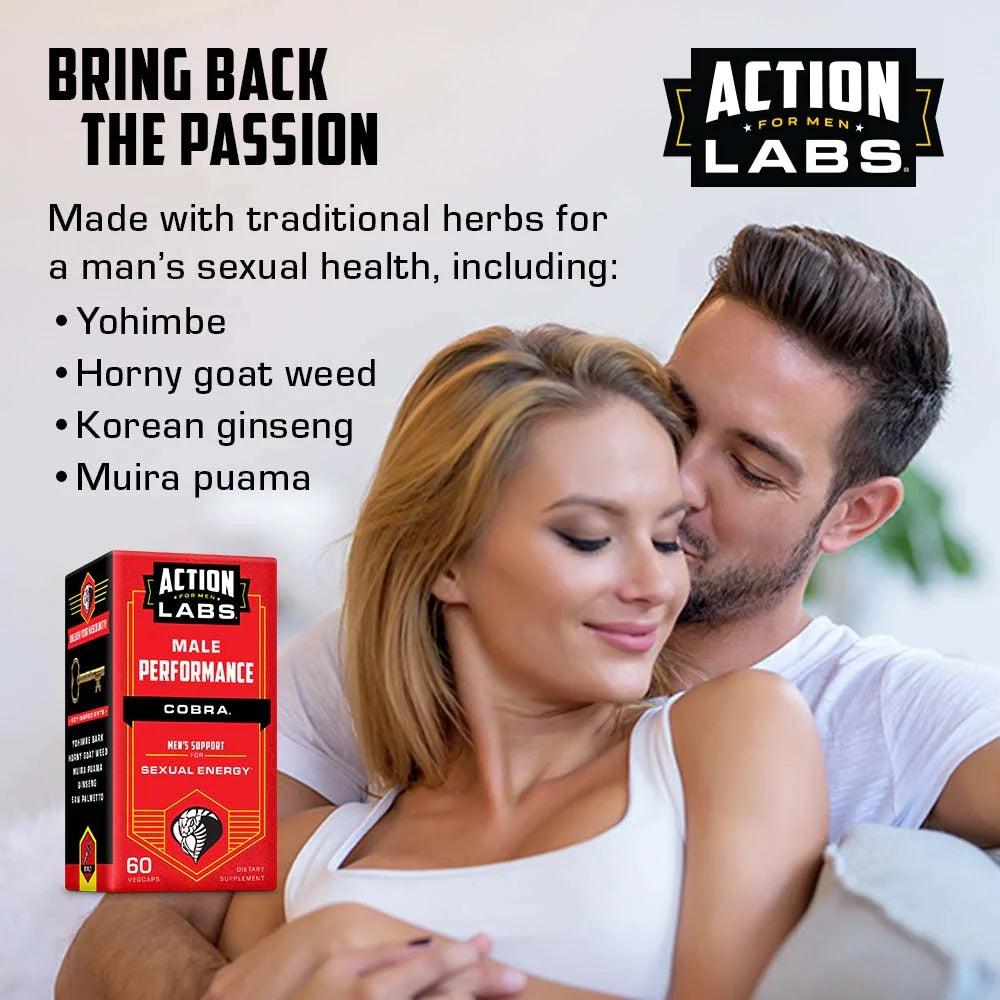 Action Labs For Men COBRA Sexual Energy-N101 Nutrition