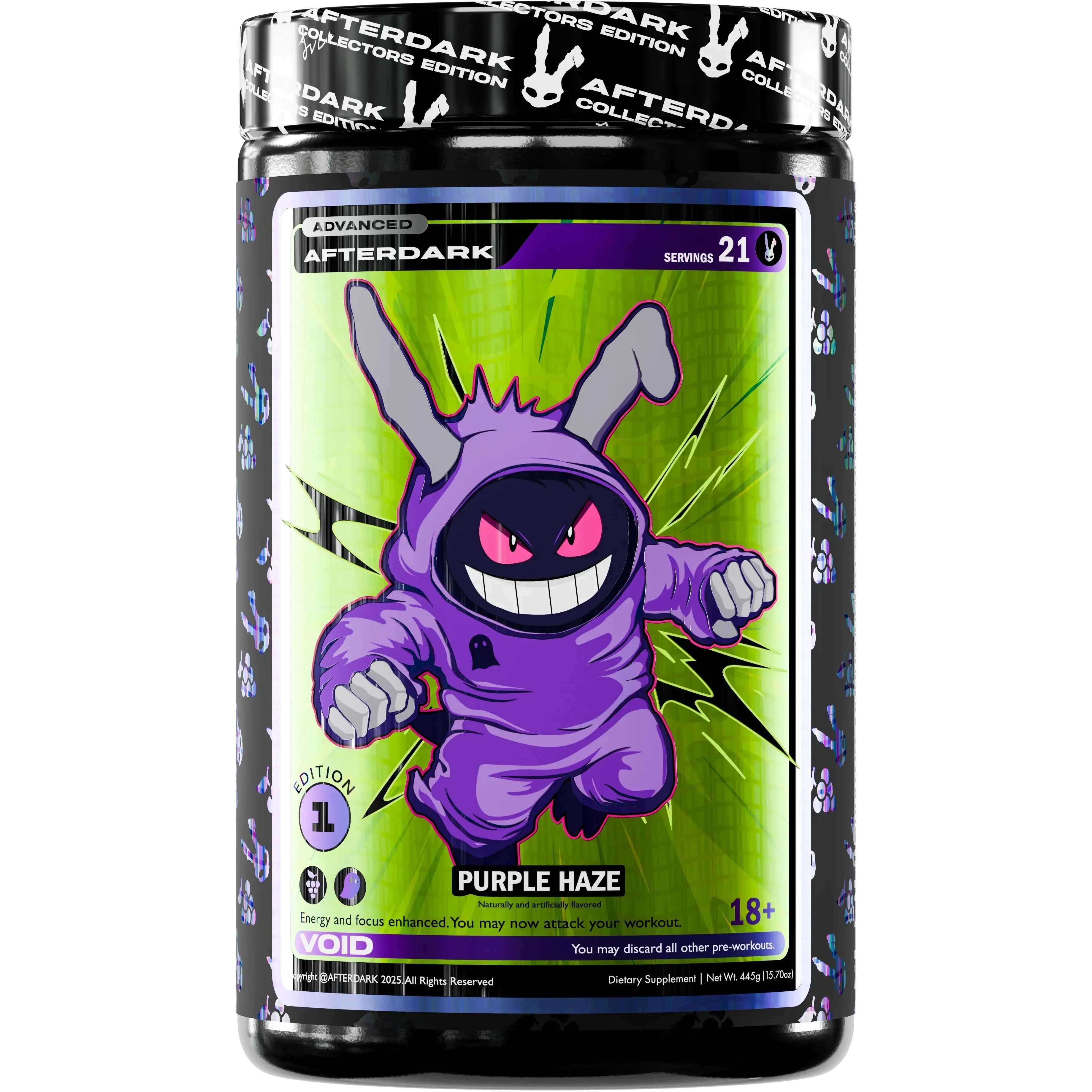AFTERDARK VOID-21 servings-Purple Haze-N101 Nutrition