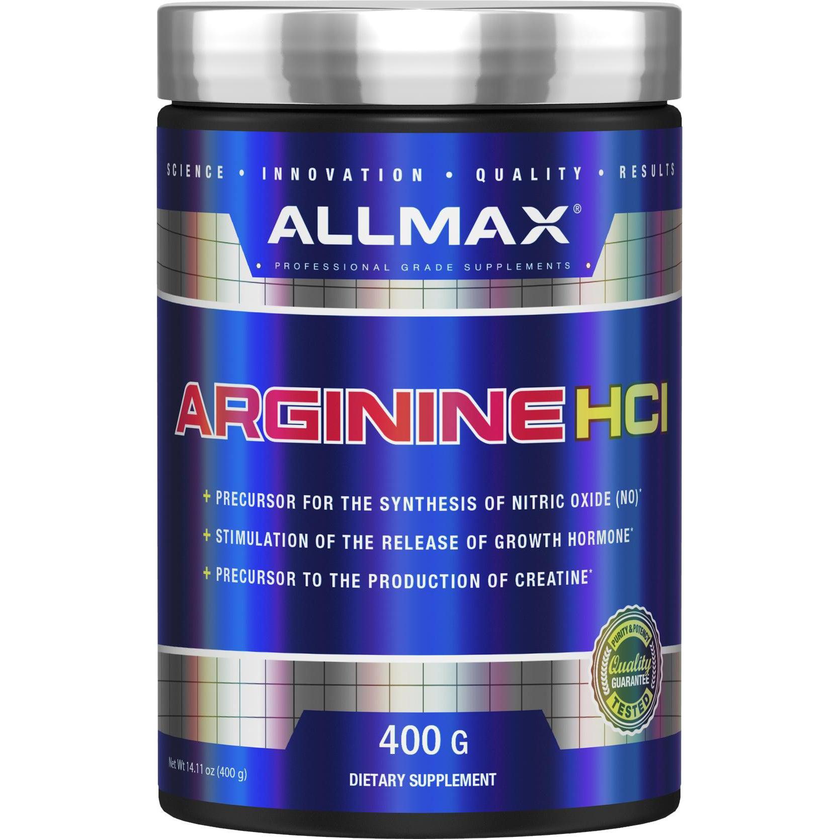 ALLMAX Arginine HCl Powder-14 oz (400 g)-N101 Nutrition
