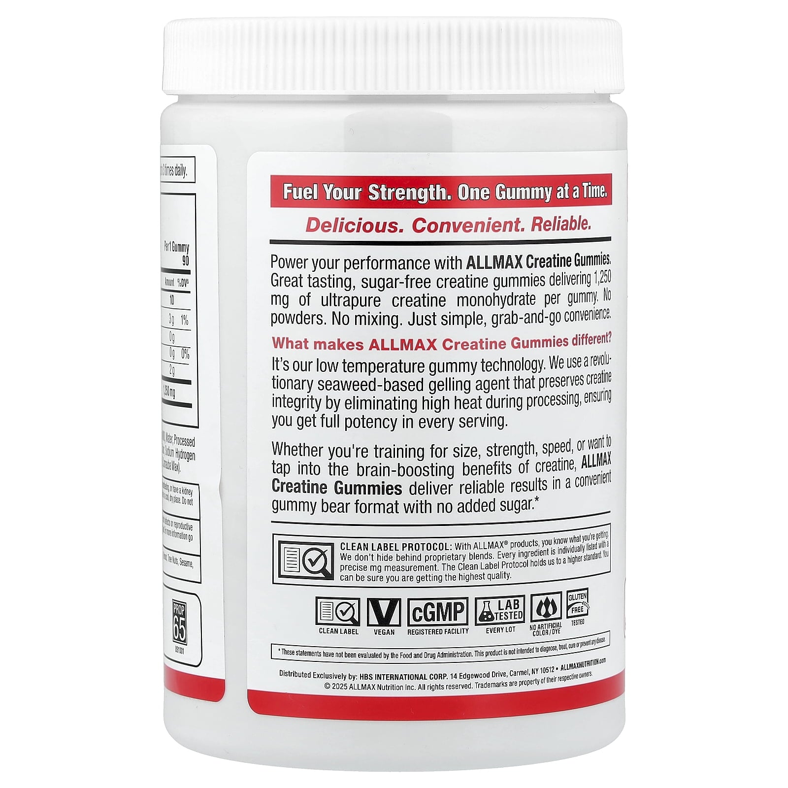 ALLMAX Creatine Gummies-N101 Nutrition