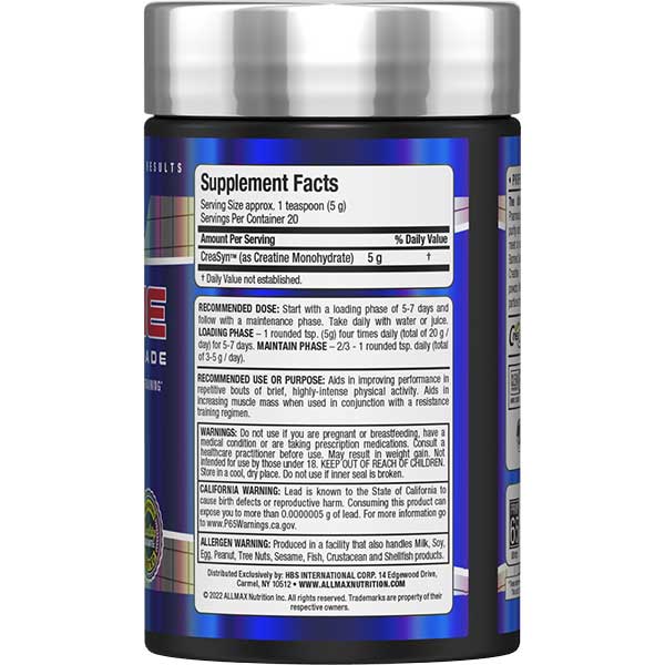 ALLMAX Creatine Monohydrate-N101 Nutrition