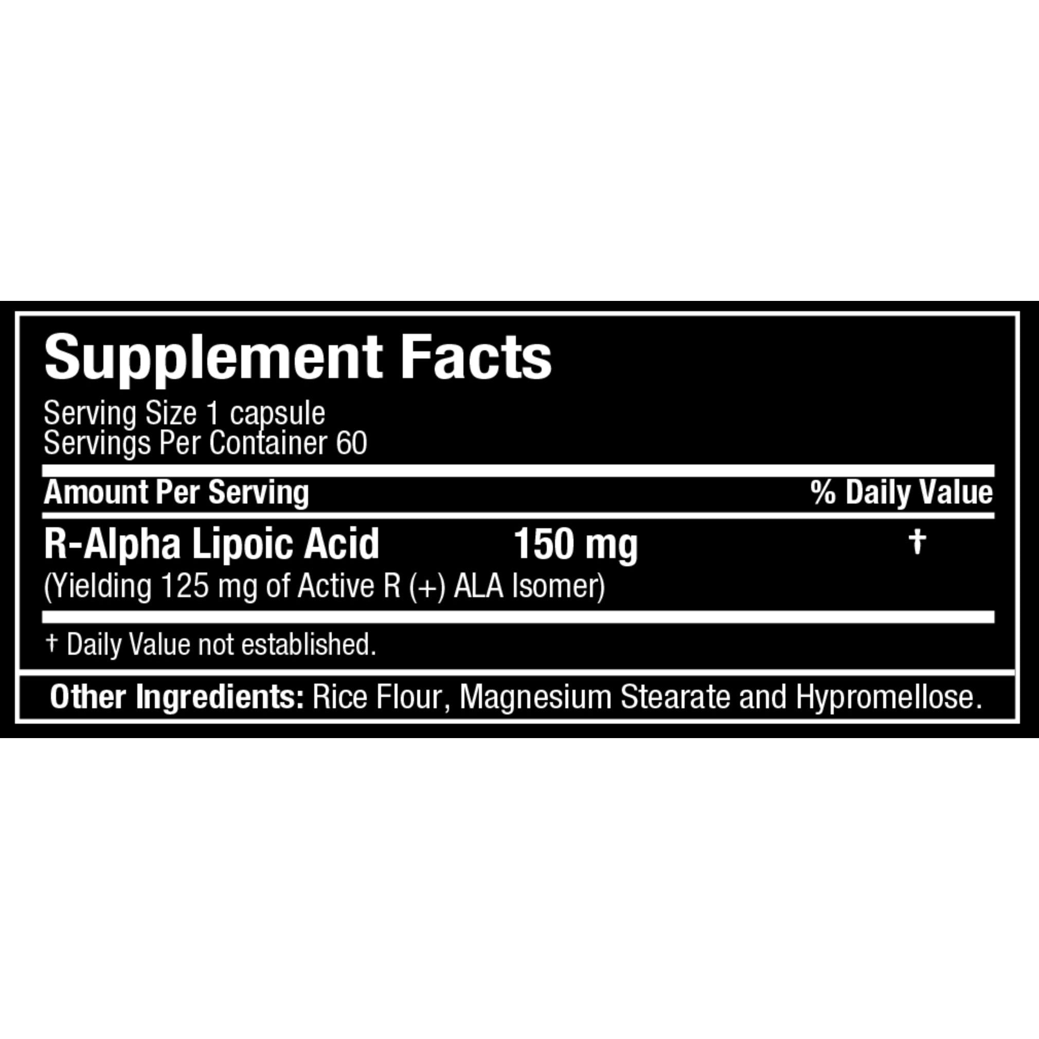 ALLMAX R+ALA-N101 Nutrition