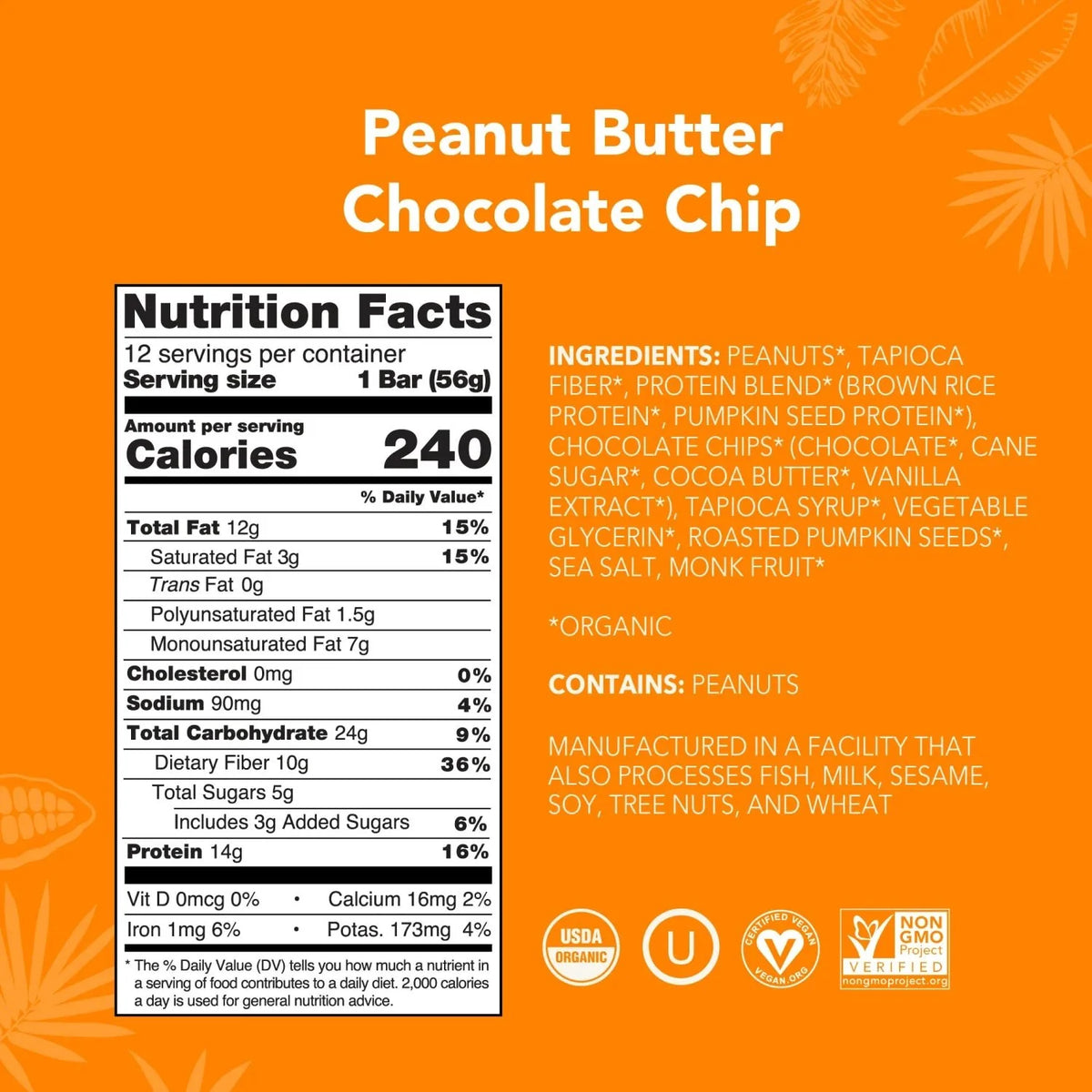 ALOHA Organic Plant-Based Protein Bars-N101 Nutrition