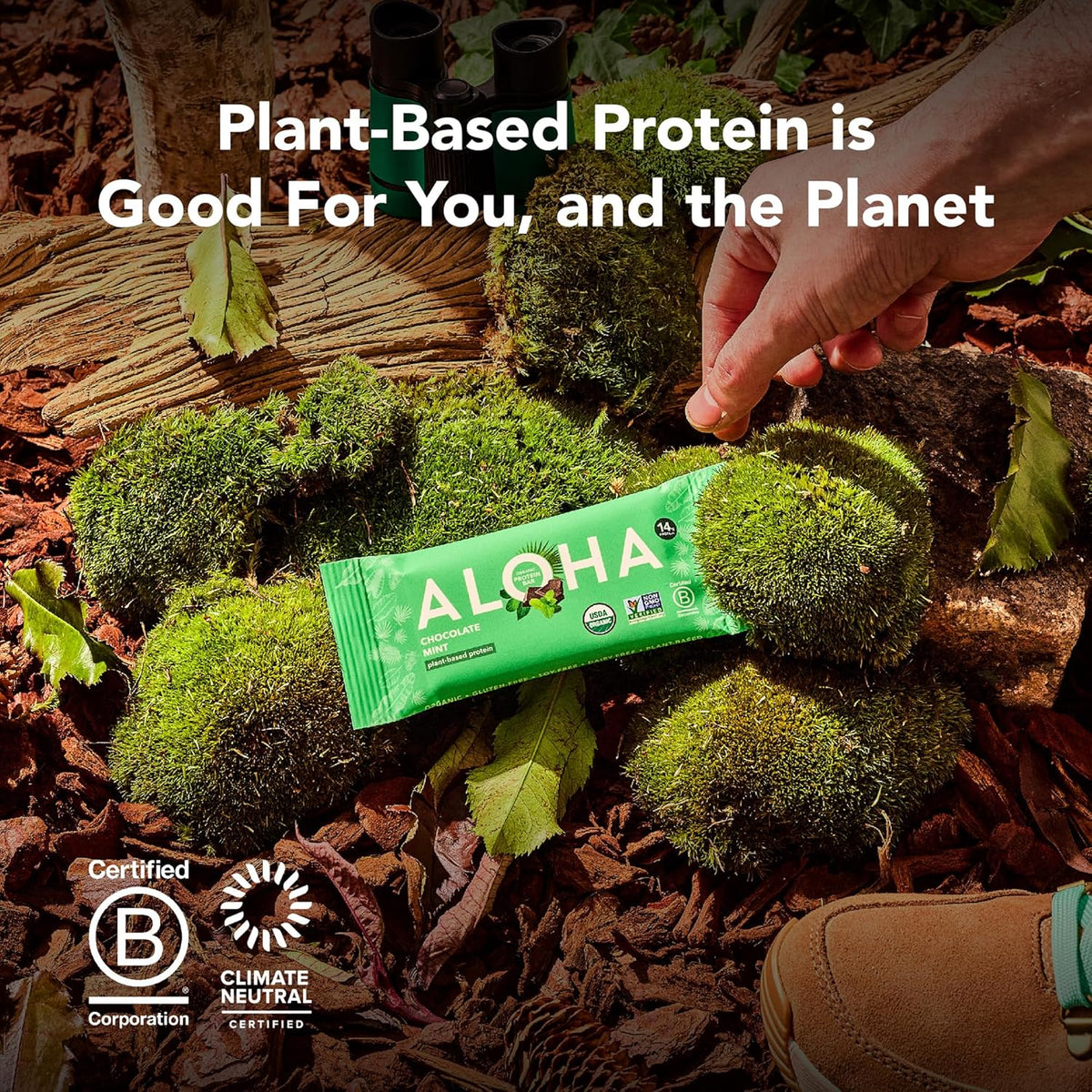 ALOHA Organic Plant-Based Protein Bars-N101 Nutrition
