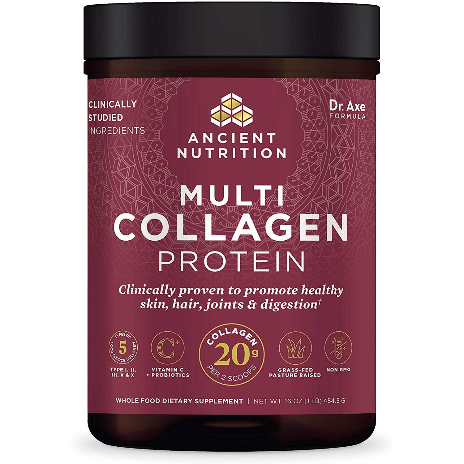 Ancient Nutrition Multi Collagen Protein (Unflavored)-N101 Nutrition