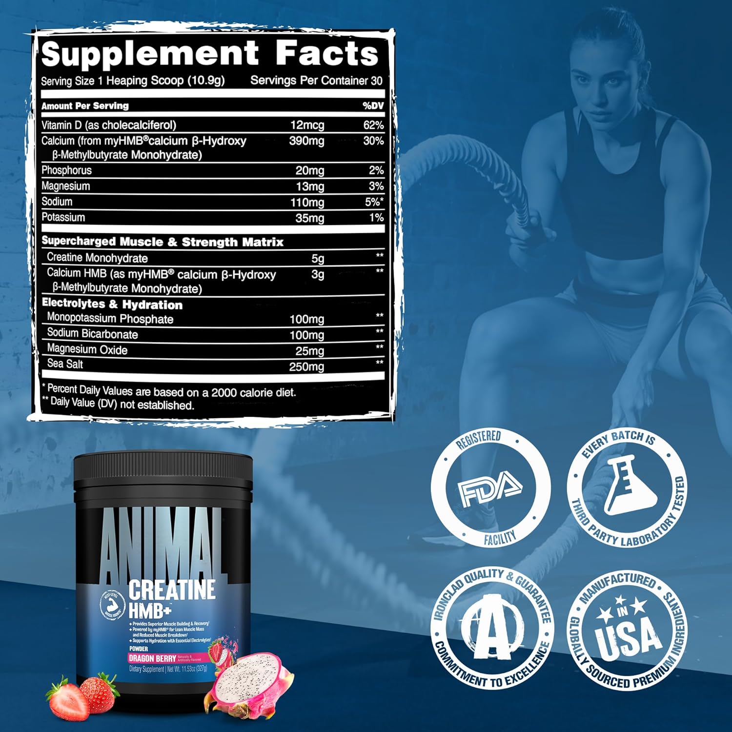 Animal Creatine HMB+-N101 Nutrition