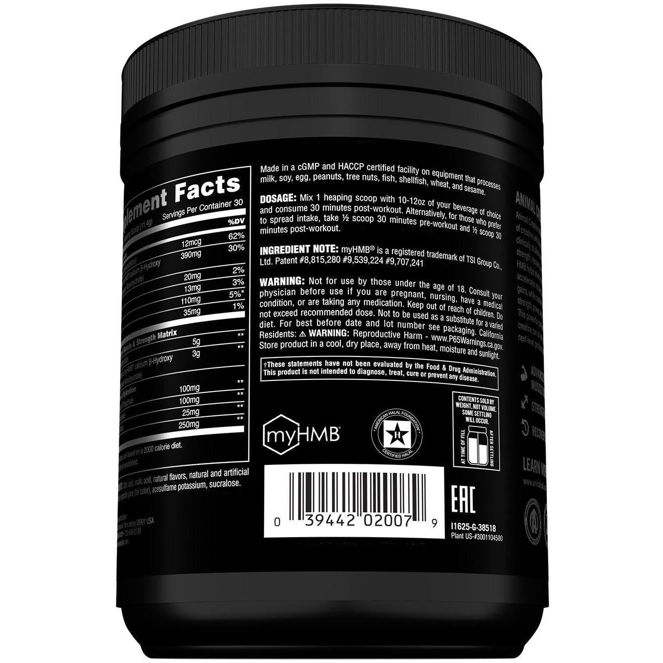 Animal Creatine HMB+-N101 Nutrition