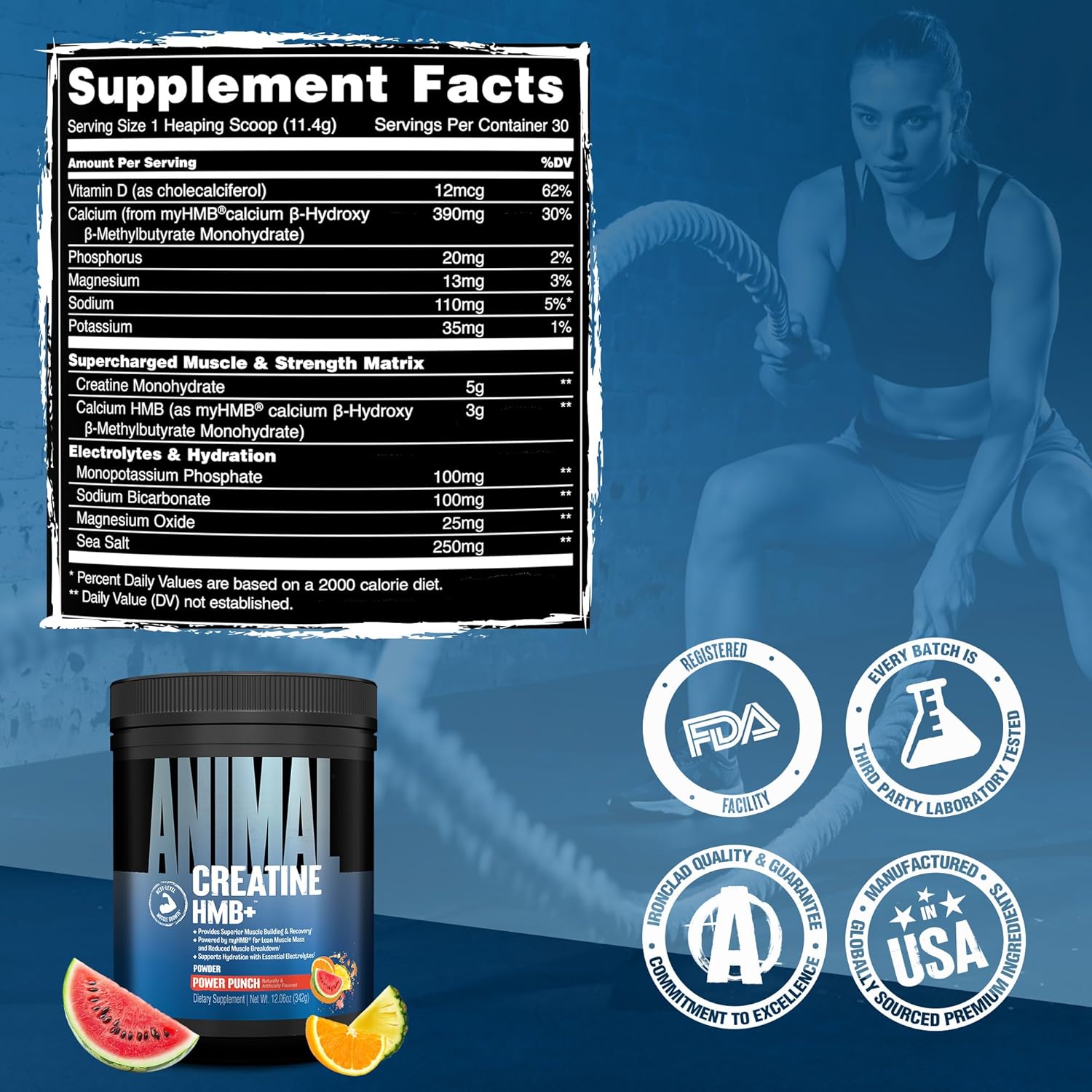 Animal Creatine HMB+-N101 Nutrition