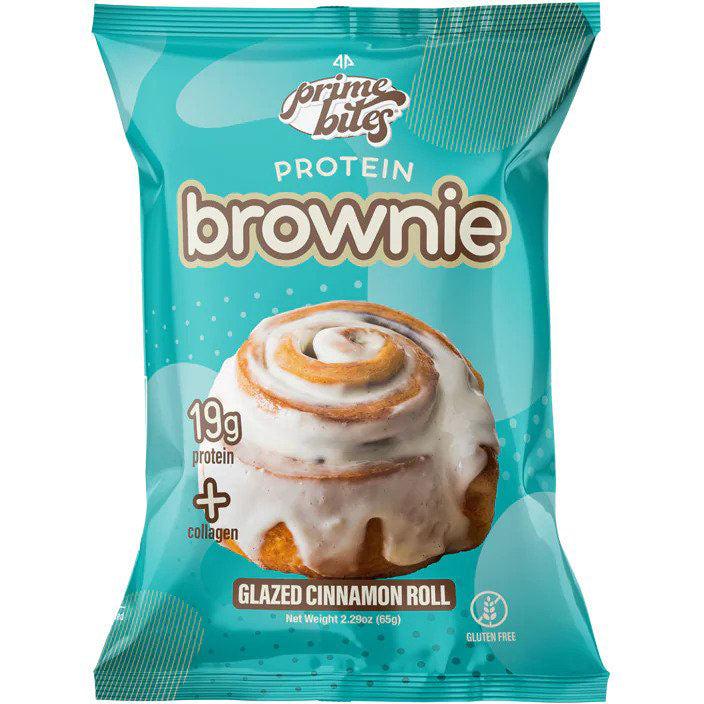 AP Prime Bites Protein Brownies-Single Brownie (65 g)-Glazed Cinnamon Roll-N101 Nutrition