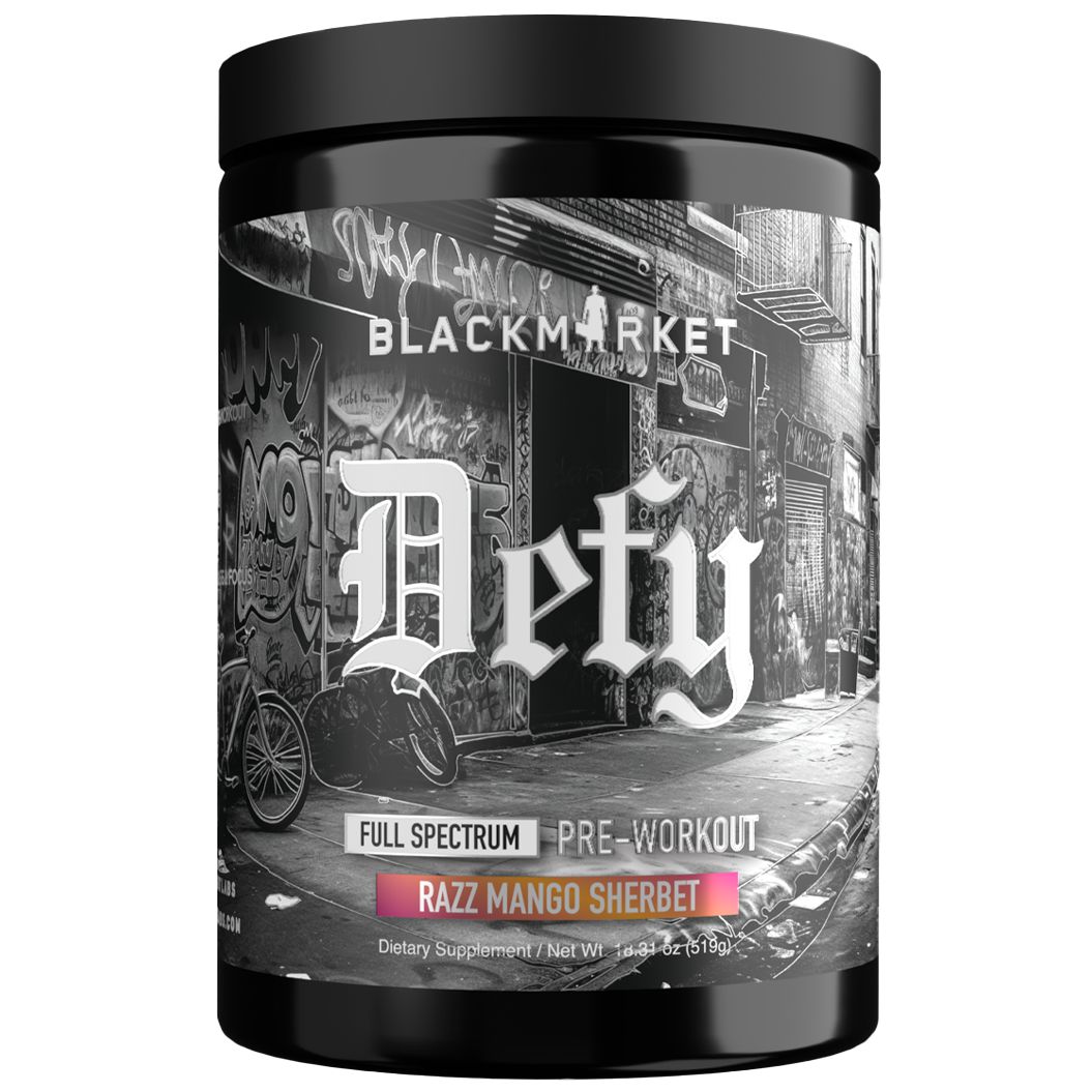 BlackMarket Defy-40/20 servings-Razz Mango Sherbet-N101 Nutrition