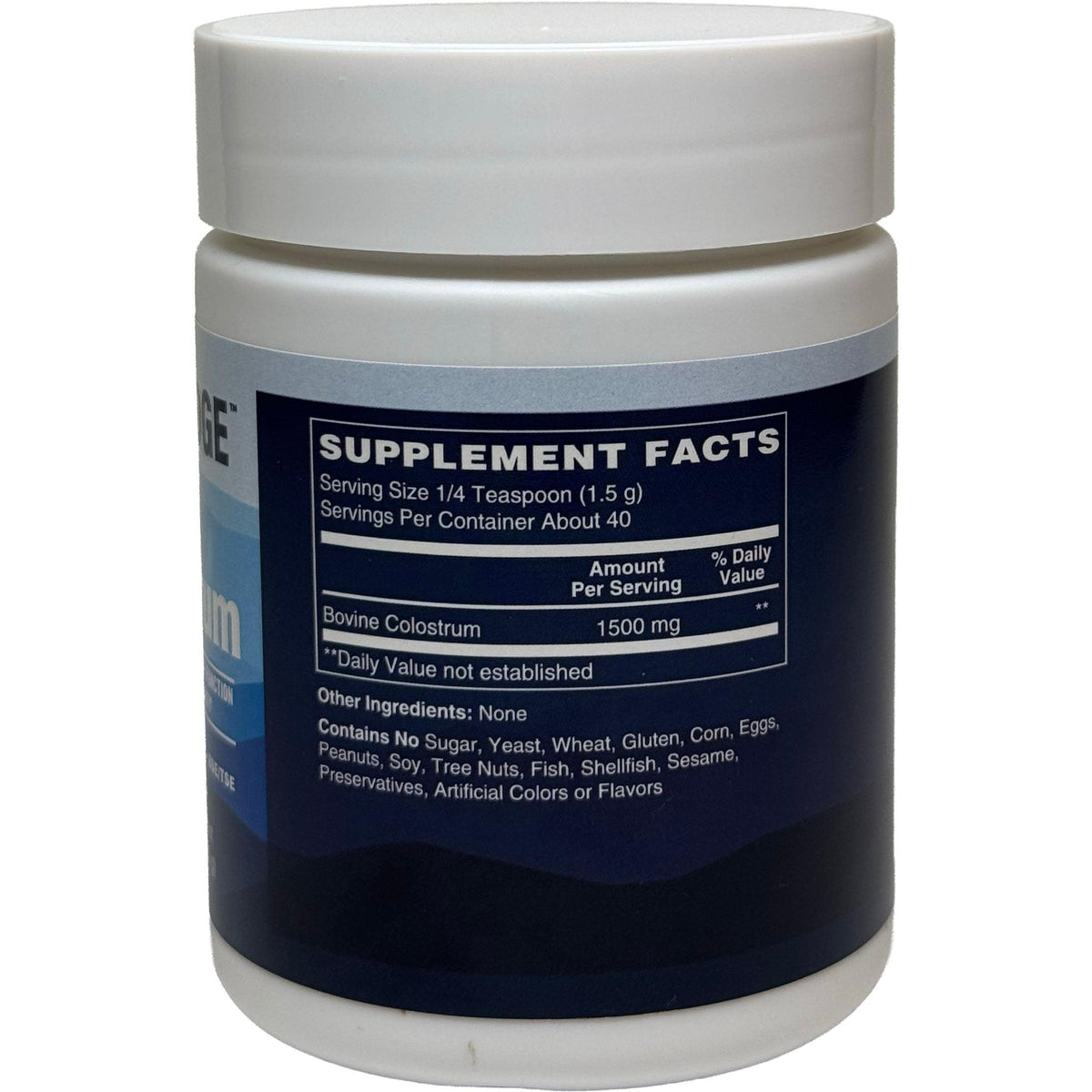 Blue Ridge Colostrum 1500 mg-N101 Nutrition
