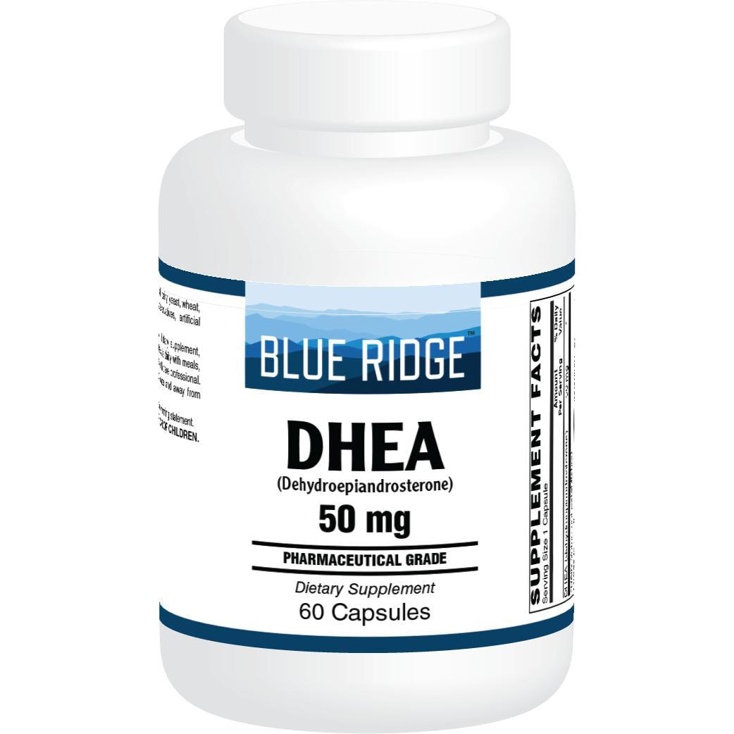 Blue Ridge DHEA 50 mg-60 capsules-N101 Nutrition