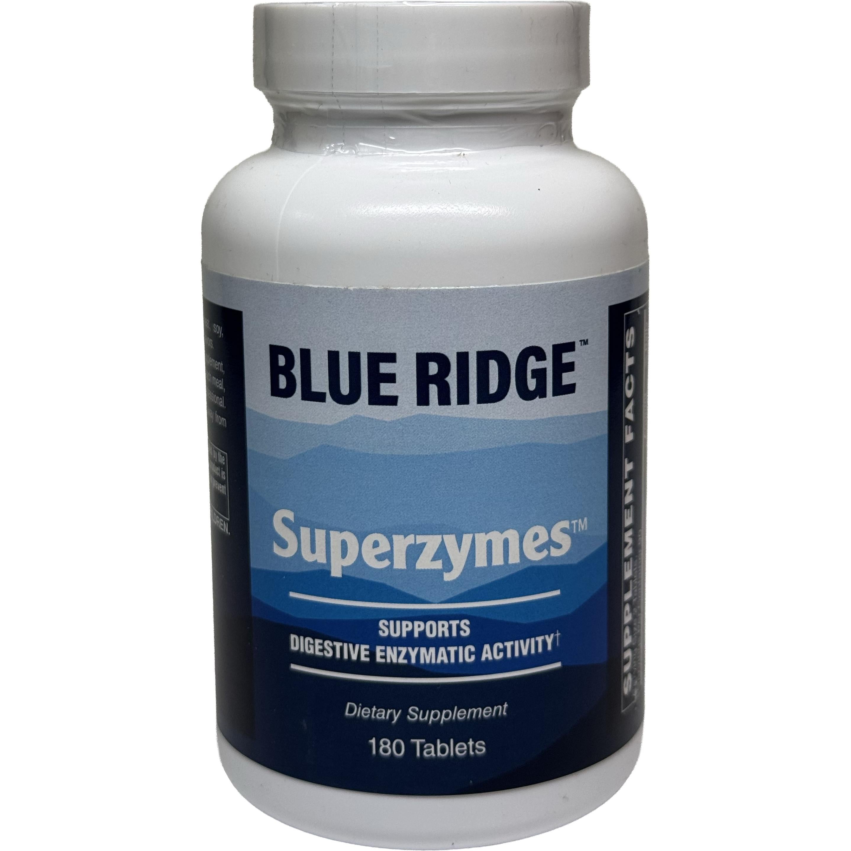 Blue Ridge Superzymes-180 tablets-N101 Nutrition