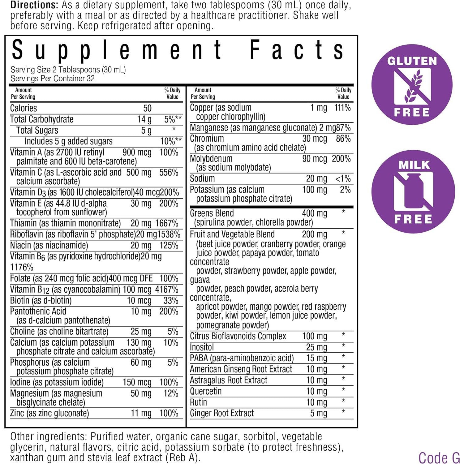 Bluebonnet Liquid Multi-N101 Nutrition