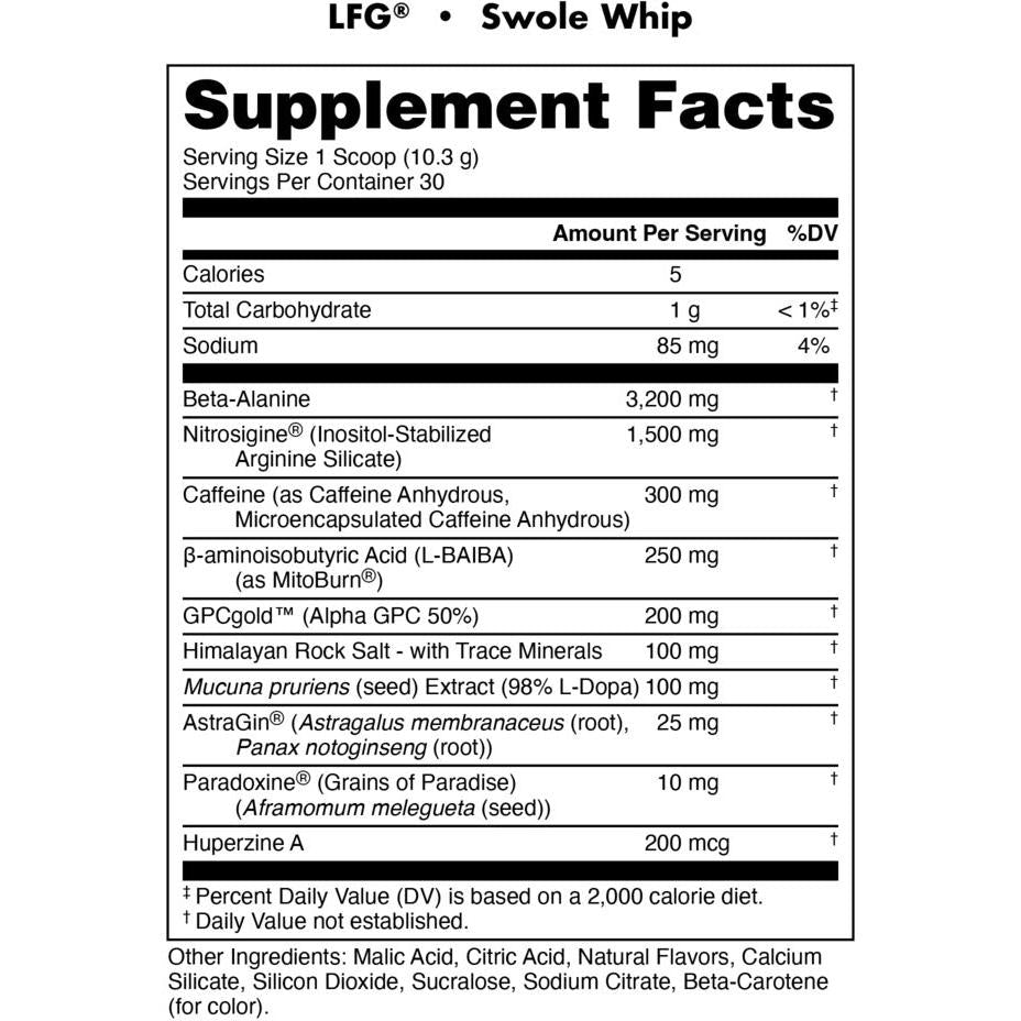 Bucked Up LFG Burn-N101 Nutrition