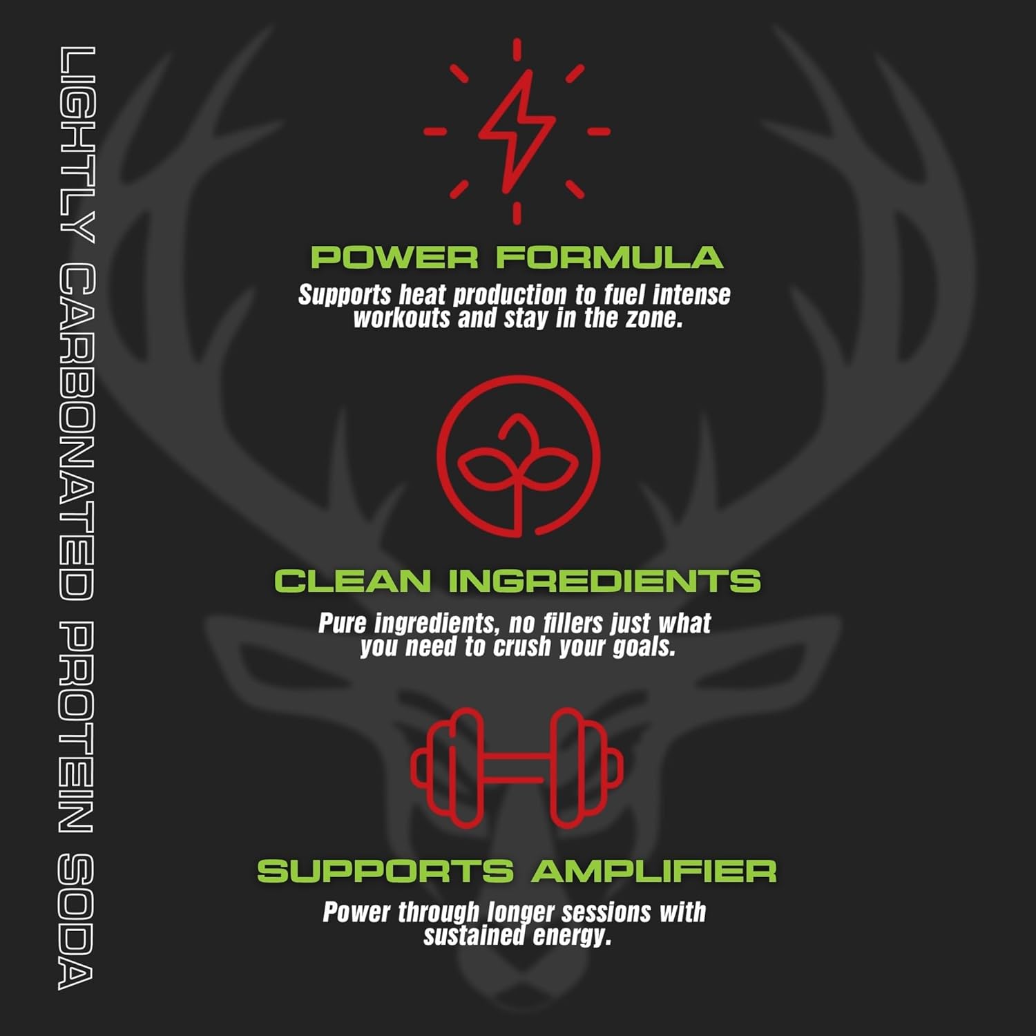 Bucked Up Lightly Carbonated Protein RTD-N101 Nutrition