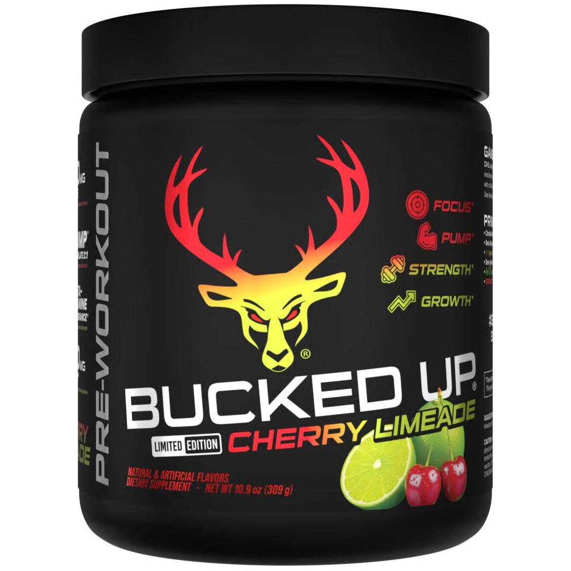 Bucked Up Pre-Workout - Cherry Limeade (Limited Edition)-30 servings-N101 Nutrition