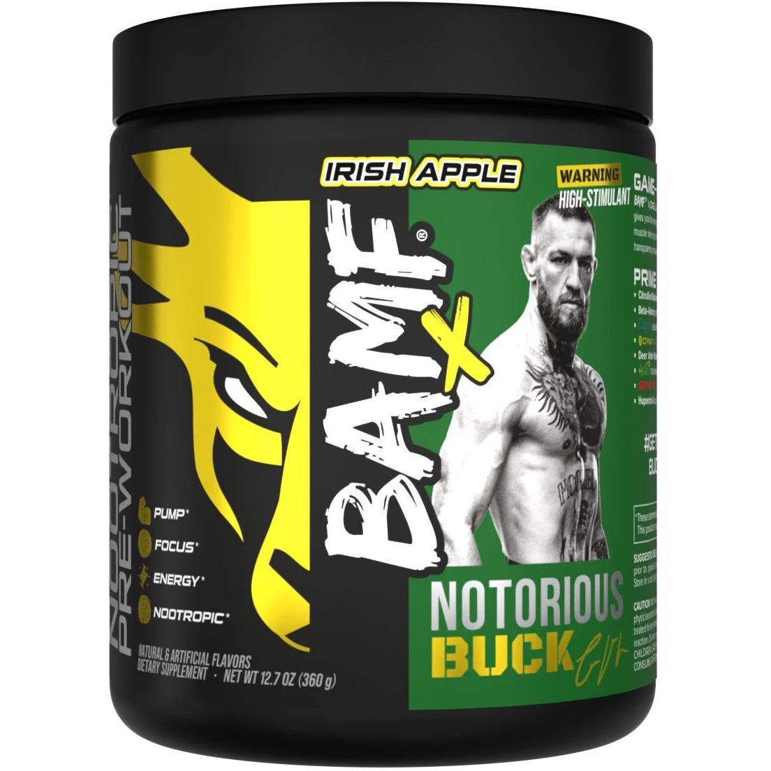 Bucked Up x Conor McGregor BAMF-30 servings-Irish Apple-N101 Nutrition