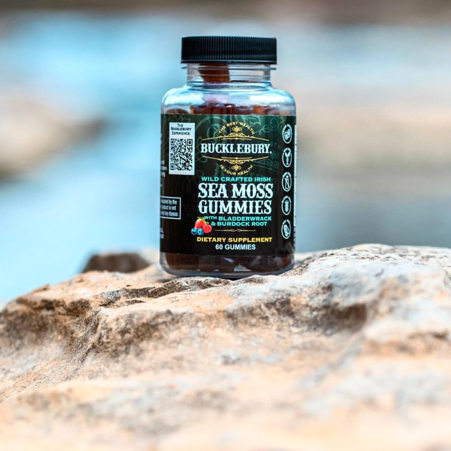 Bucklebury Wild Crafted Irish Sea Moss Gummies-N101 Nutrition