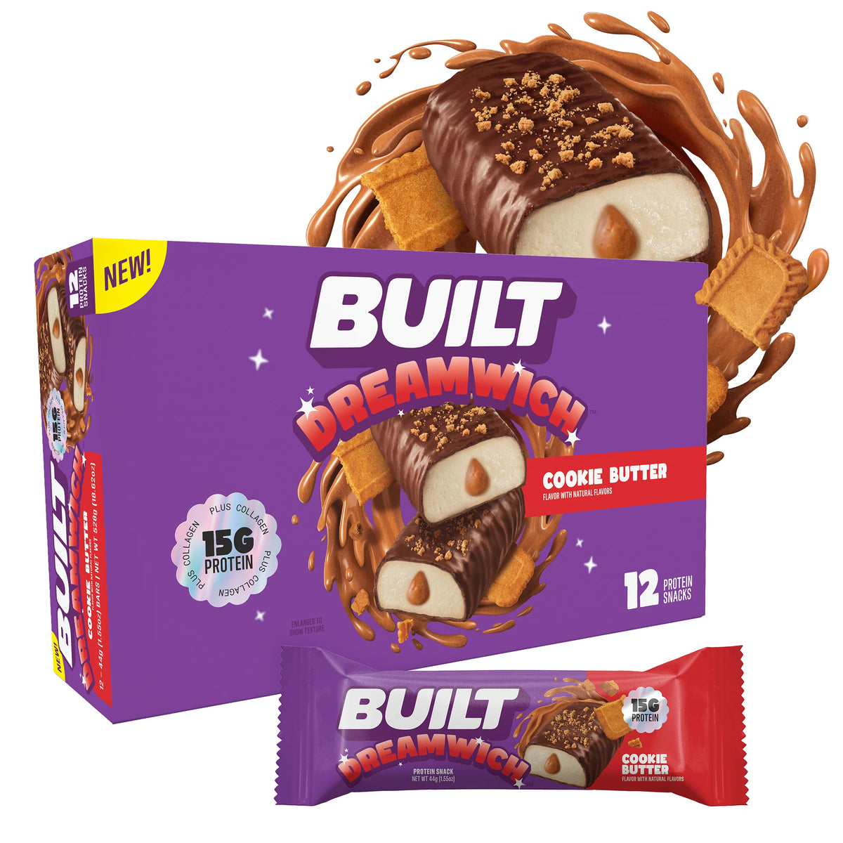 BUILT Dreamwich - Cookie Butter-N101 Nutrition