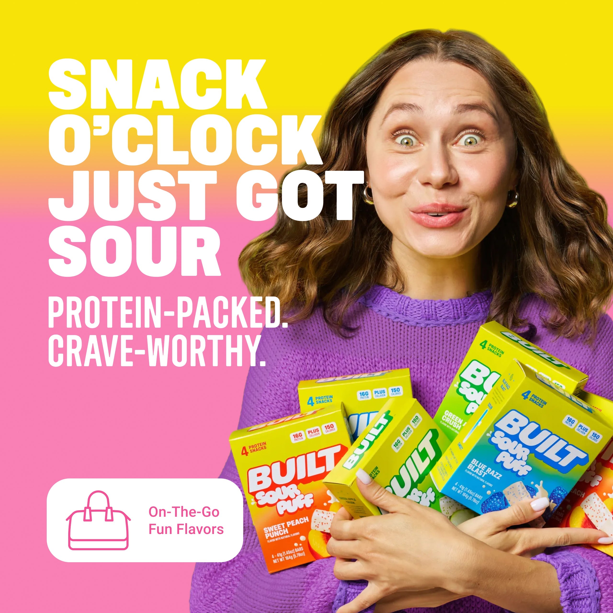 BUILT Sour Puff Bar-N101 Nutrition