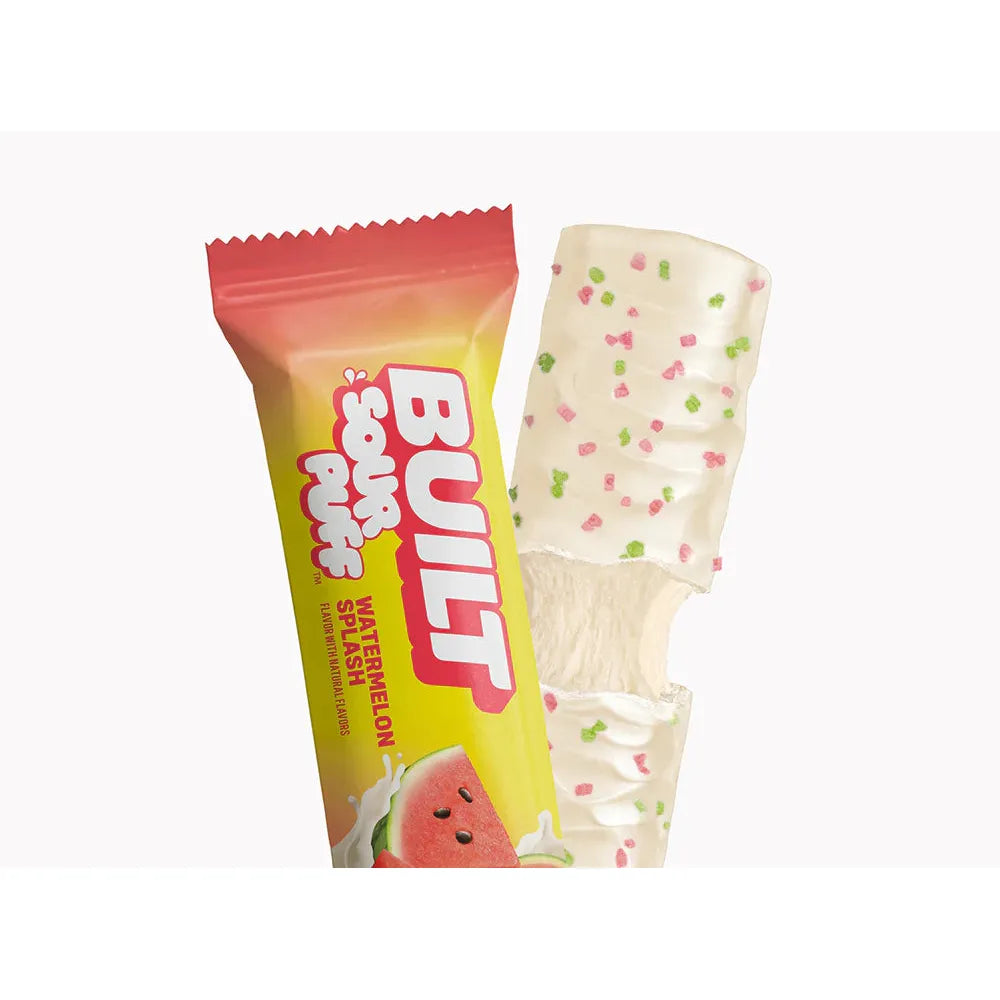 BUILT Sour Puff Bar-Single (41 g)-Watermelon Splash-N101 Nutrition