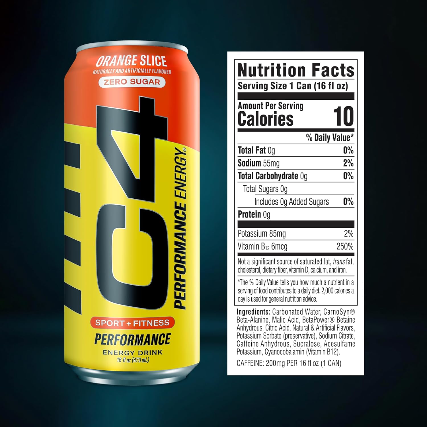 Cellucor C4 Performance Energy Drink (Carbonated)-N101 Nutrition