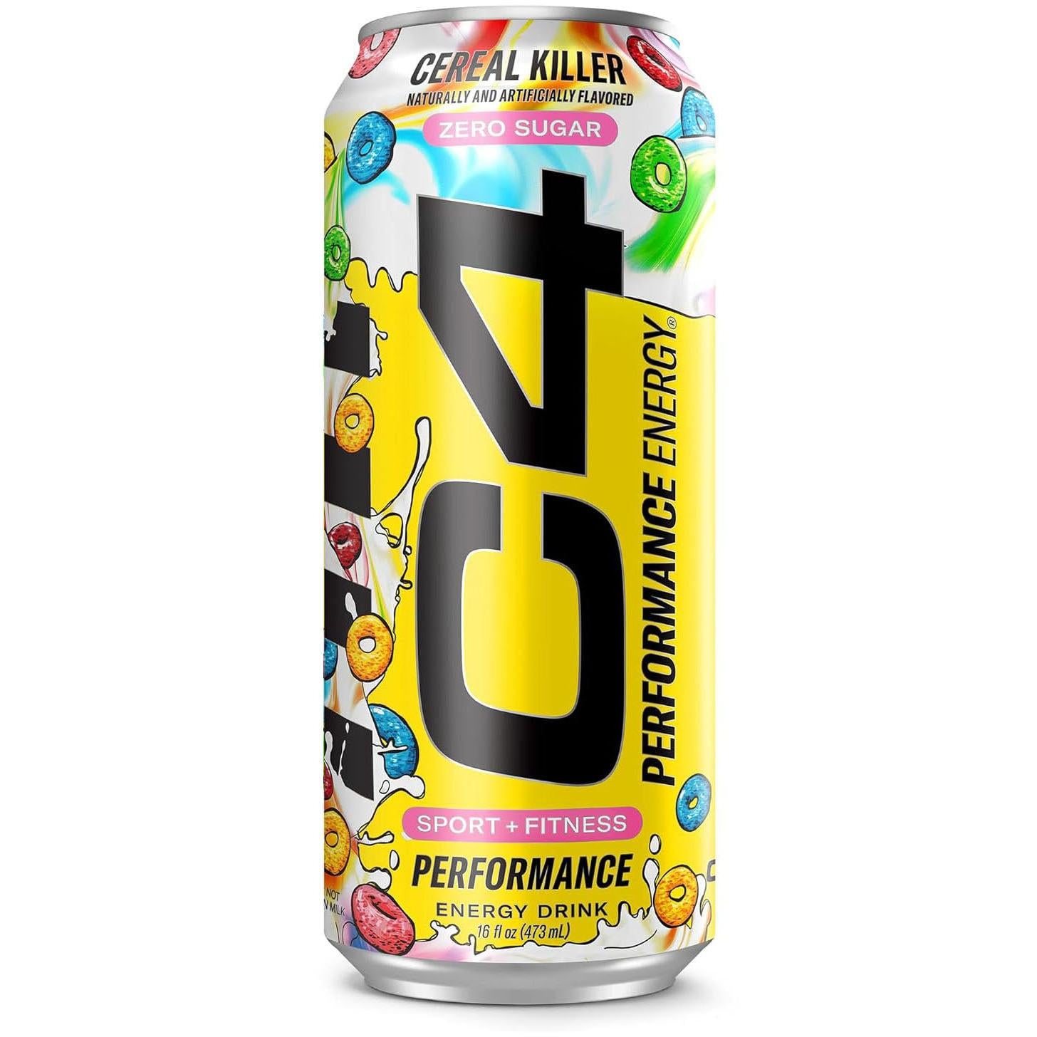 Cellucor C4 Performance Energy Drink (Carbonated)-Can (16 fl oz / 473 mL)-Cereal Killer-N101 Nutrition