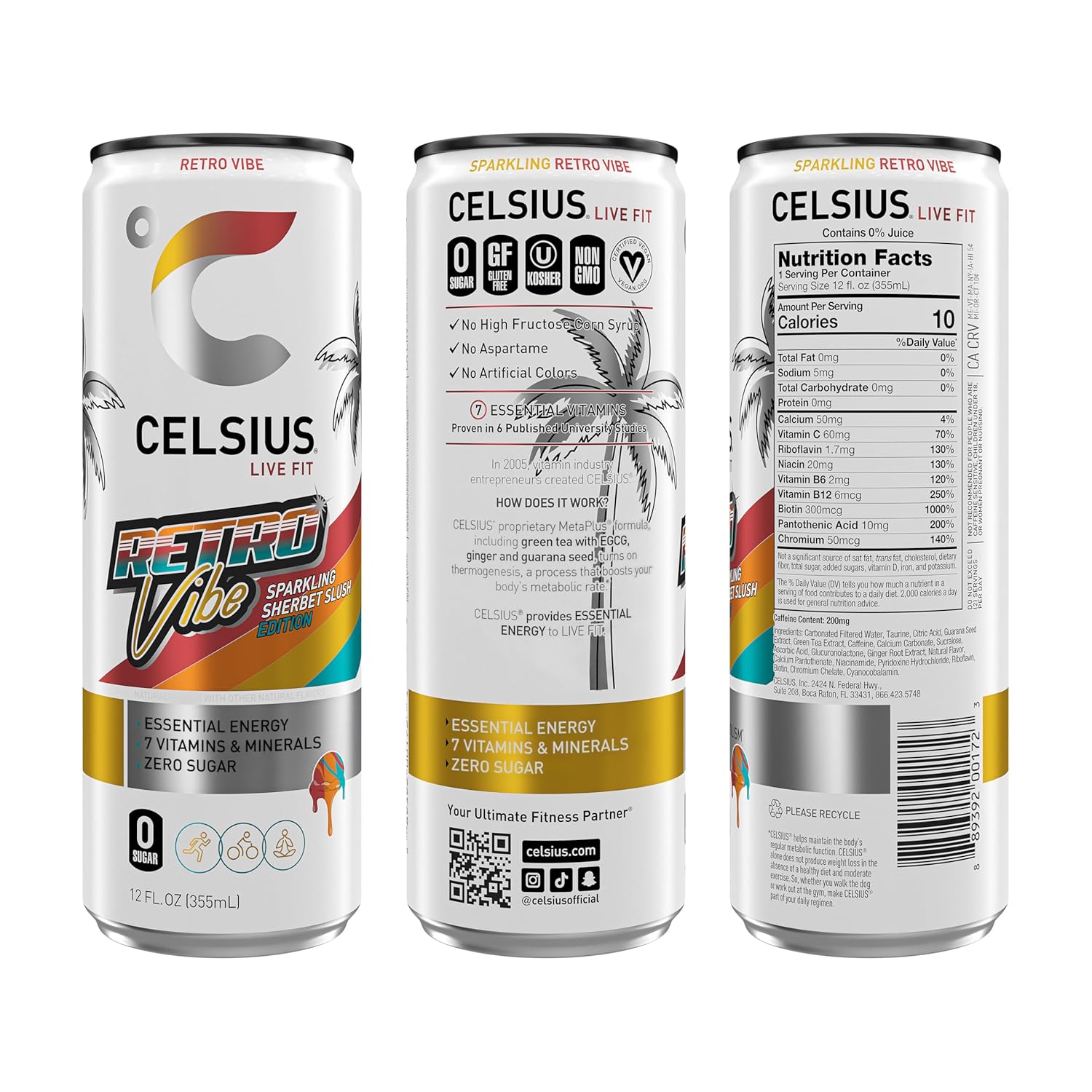 Celsius Energy Drink-N101 Nutrition