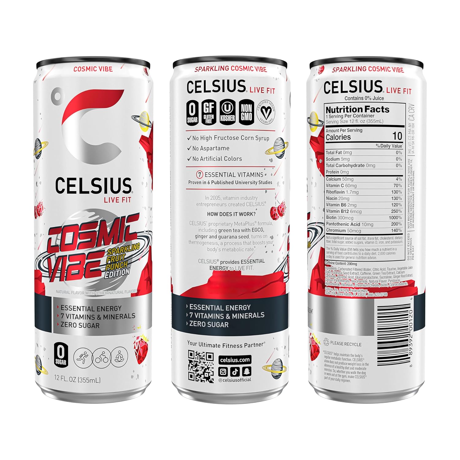 Celsius Energy Drink-N101 Nutrition