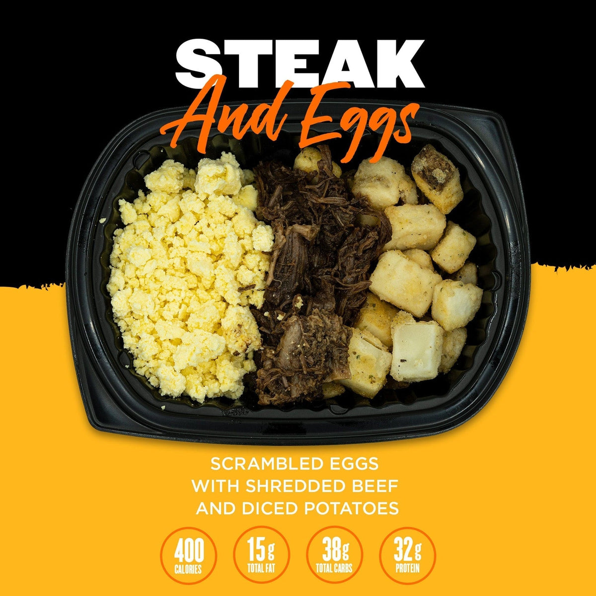 Clean Eatz Kitchen Meal Breakfast-Beef and Eggs-N101 Nutrition
