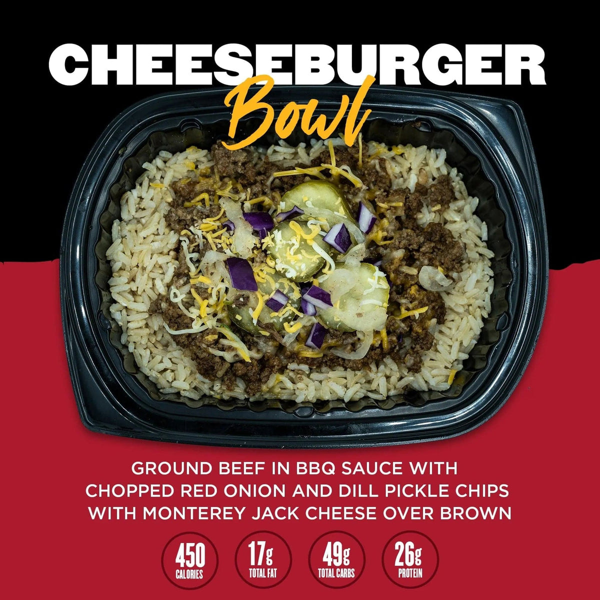 Clean Eatz Kitchen Meal-Cheeseburger Bowl-N101 Nutrition