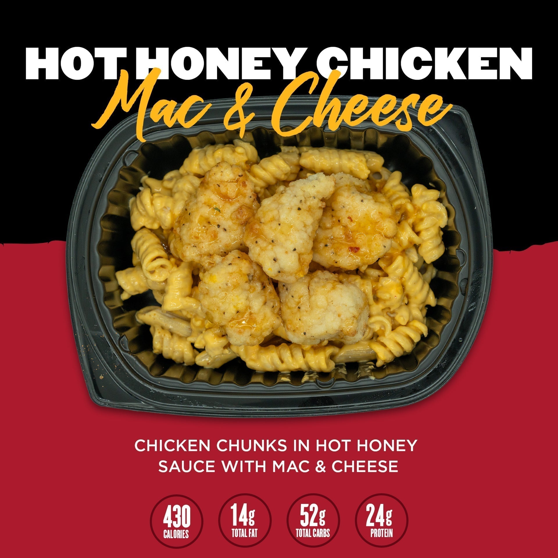 Clean Eatz Kitchen Meal Mac & Cheese-Hot Honey Chicken Mac & Cheese-N101 Nutrition