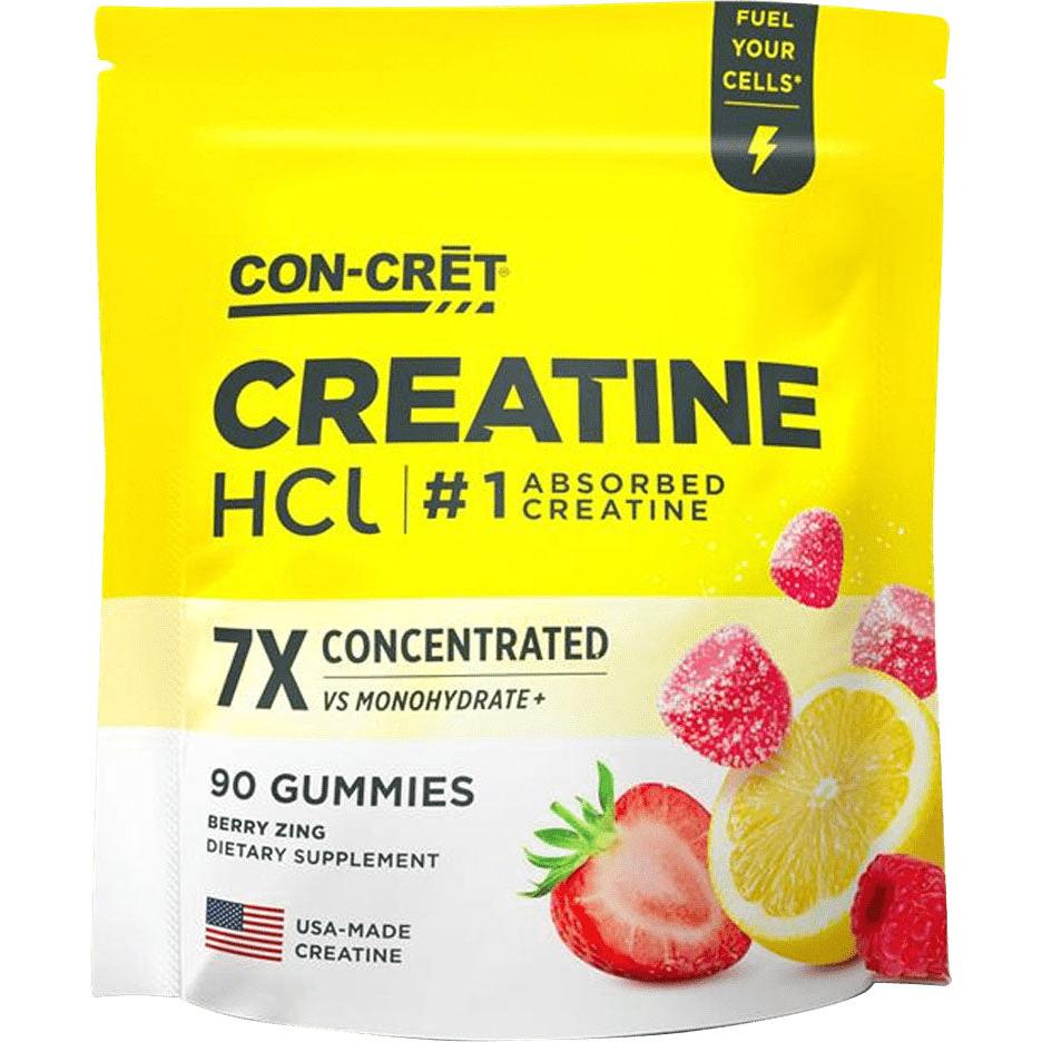 CON-CRET Creatine HCl Gummies-90 gummies-N101 Nutrition