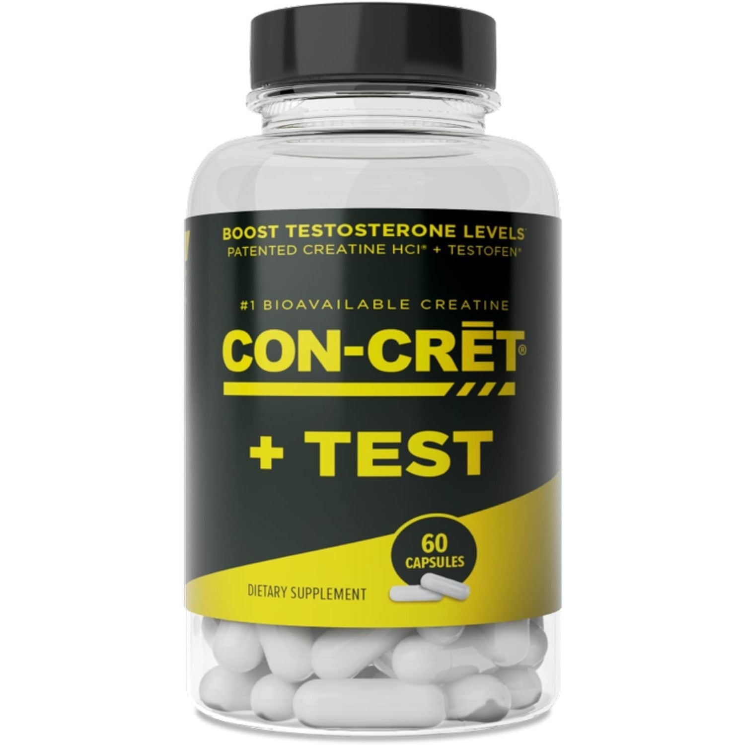 CON-CRET + TEST-60 capsules-N101 Nutrition