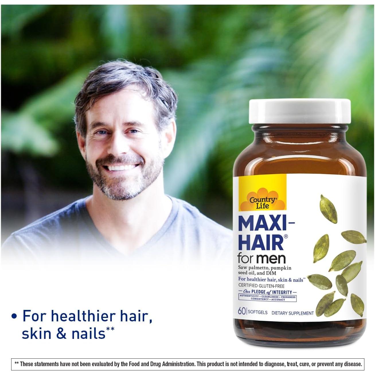 Country Life Maxi-Hair for Men-N101 Nutrition