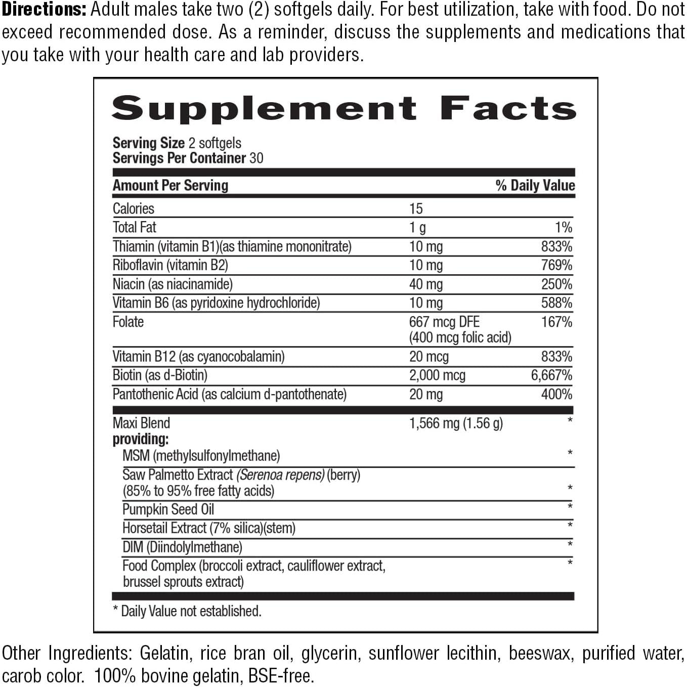 Country Life Maxi-Hair for Men-N101 Nutrition