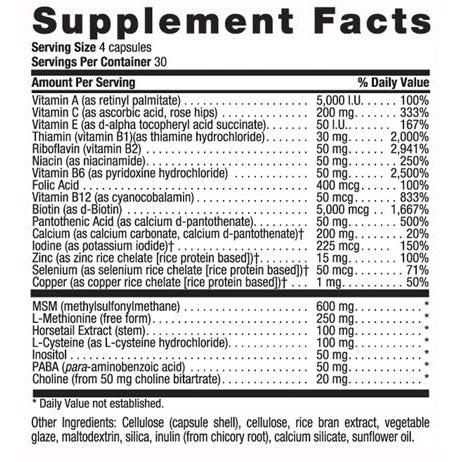 Country Life Maxi-Hair Plus-N101 Nutrition