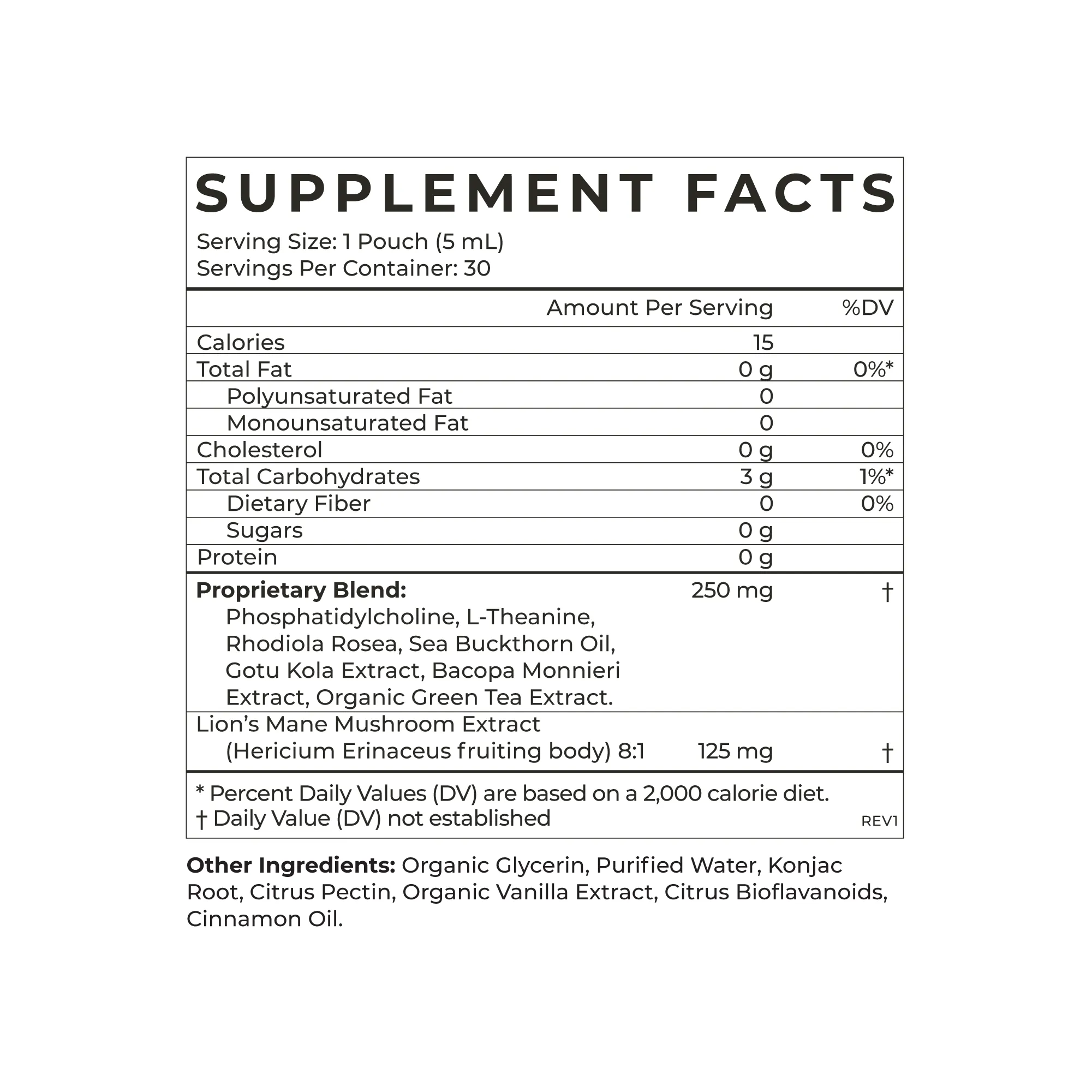 Cymbiotika Golden Mind-N101 Nutrition