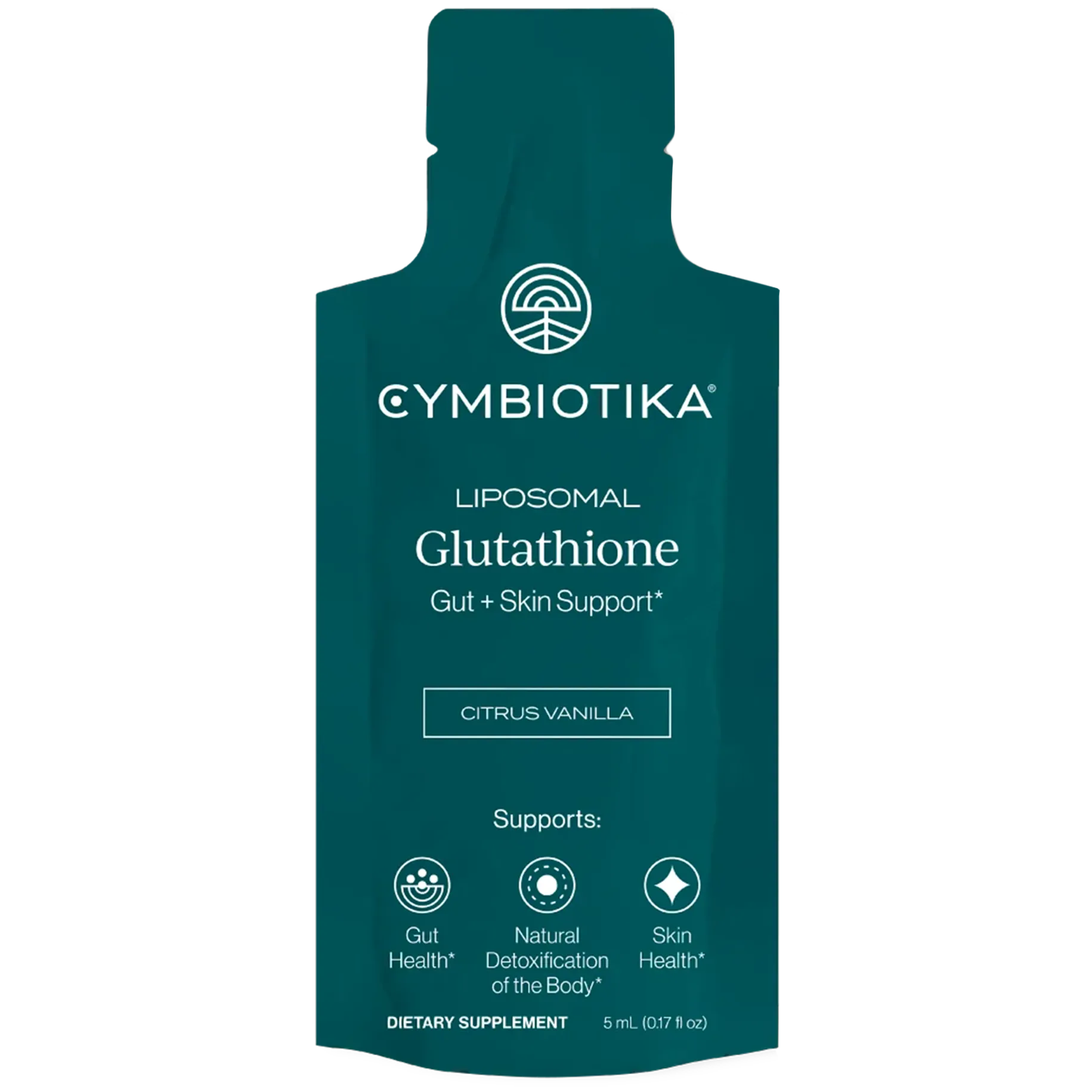 Cymbiotika Liposomal Glutathione-Citrus Vanilla-Single Pack (5 mL)-N101 Nutrition