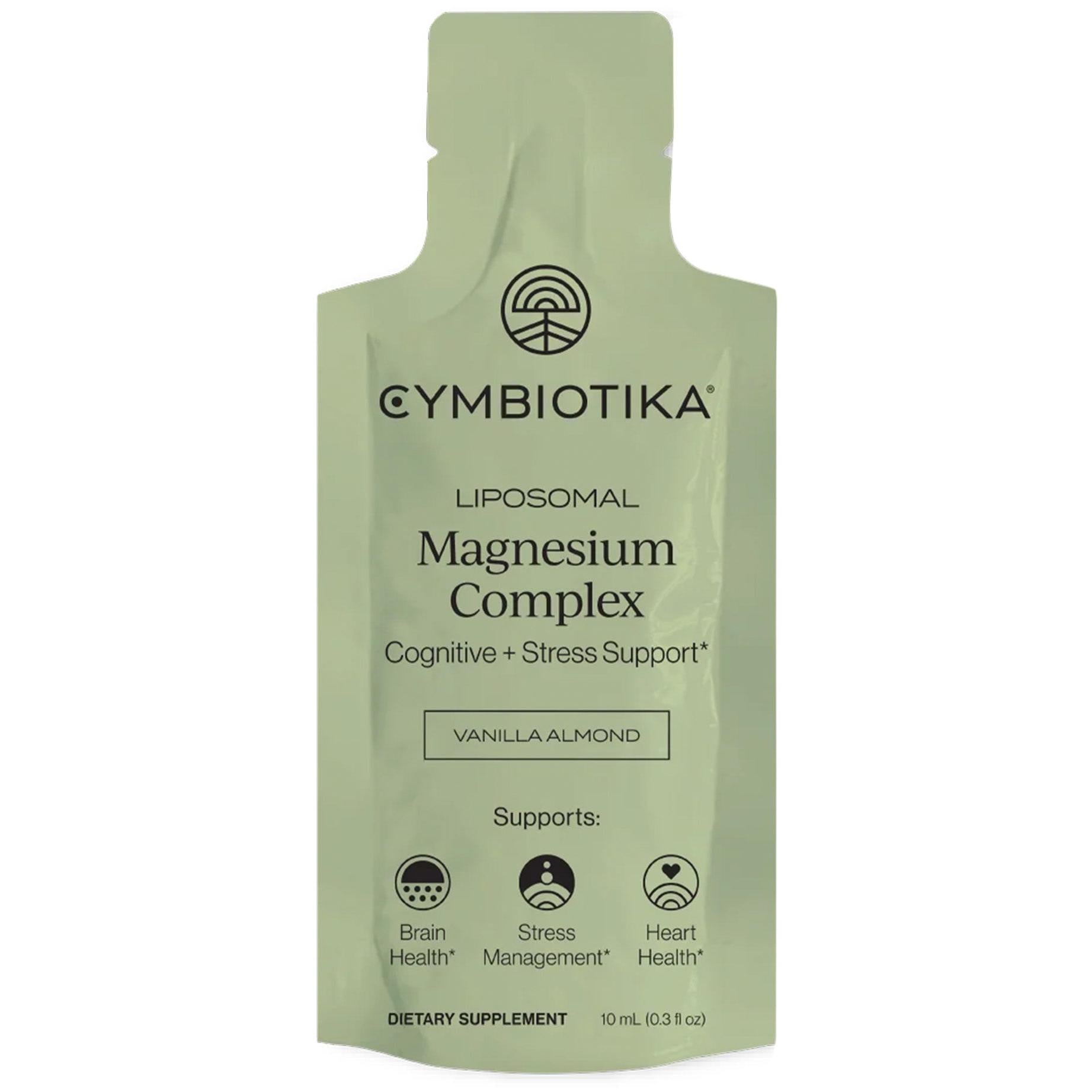 Cymbiotika Liposomal Magnesium Complex-Vanilla Almond-Single Pack (10 mL)-N101 Nutrition