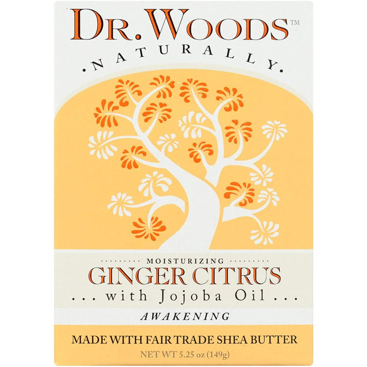 Dr. Woods Bar Soap Ginger Citrus-N101 Nutrition