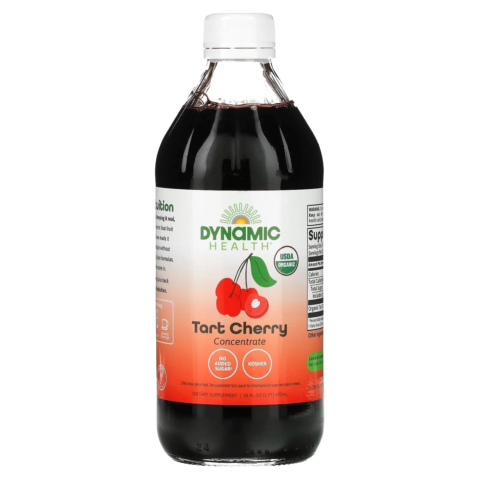 Dynamic Health Tart Cherry Liquid Concentrate-16 fl oz (473 mL)-N101 Nutrition