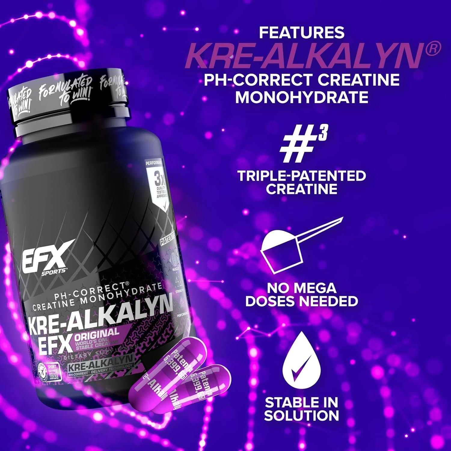 EFX Sports Kre-Alkalyn EFX-N101 Nutrition