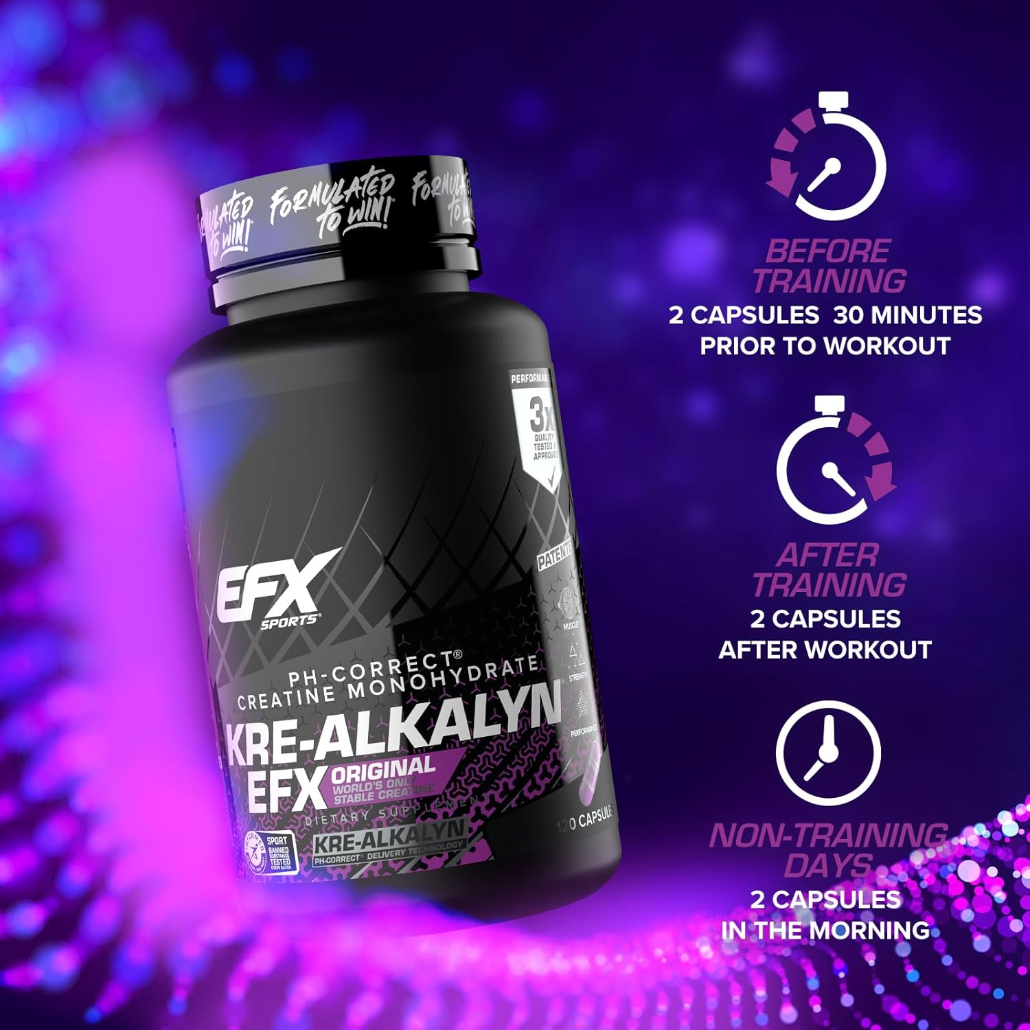 EFX Sports Kre-Alkalyn EFX-N101 Nutrition