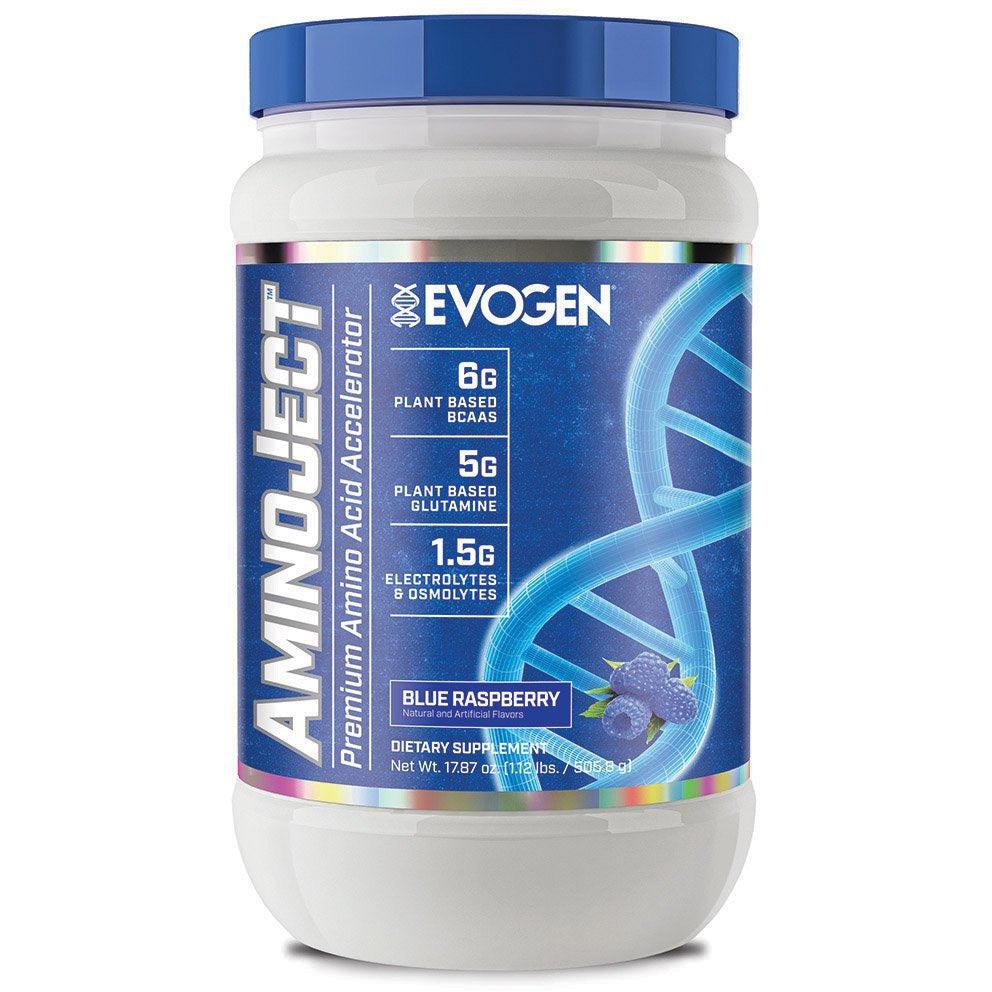 Evogen AminoJect-30 servings-Blue Raspberry-N101 Nutrition