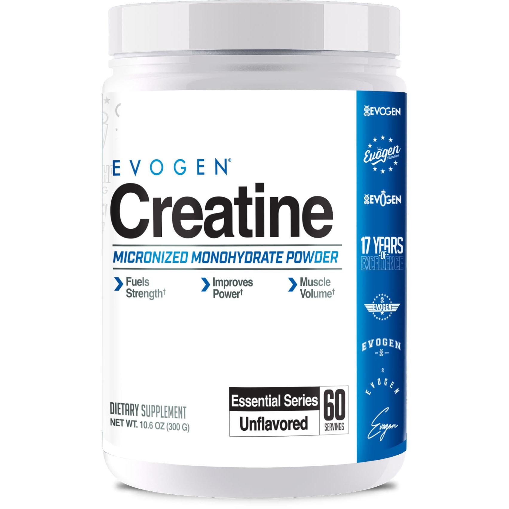Evogen Essential Series Creatine Monohydrate-60 servings (300 g)-N101 Nutrition