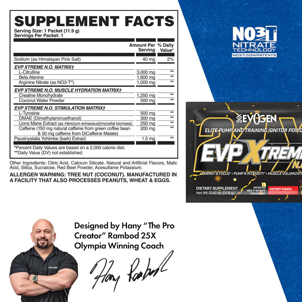 Evogen EVP Xtreme N.O.-N101 Nutrition